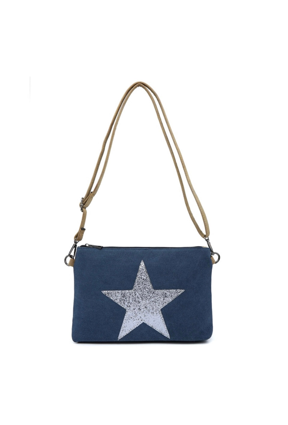 Star Zip Crossbody Bag