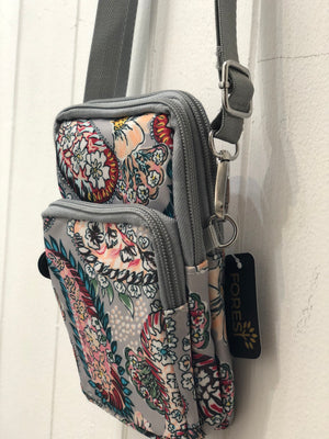 Mobile Phone Bag Paisley Print