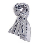 Silver Squares Scarf