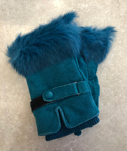 Suede Mittens