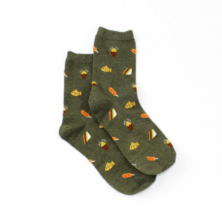 Green Random Socks