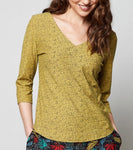 Double V-Neck Organic Top