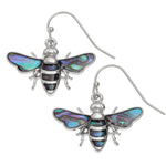 Paua Shell Bee Earrings