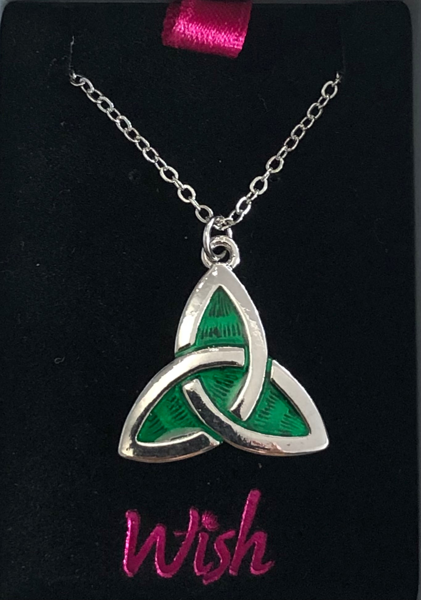 Celtic Knot Triangle Necklace