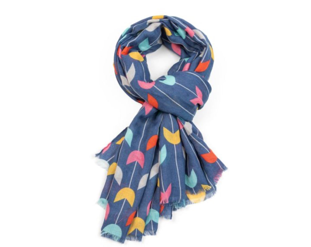 21007 TULIPS SCARF
