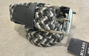 MILANO UNISEX STRETCHY WOVEN CASUAL BELT