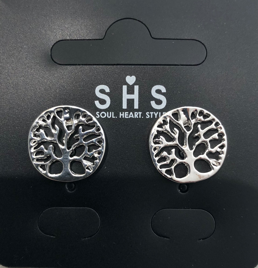 205540 Tree of Life Stud Earrings