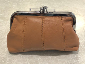 Leather Triple Framed Coin Purse