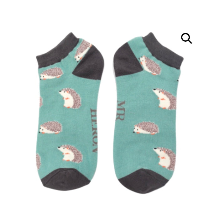 Cute Hedgehogs Trainer Socks