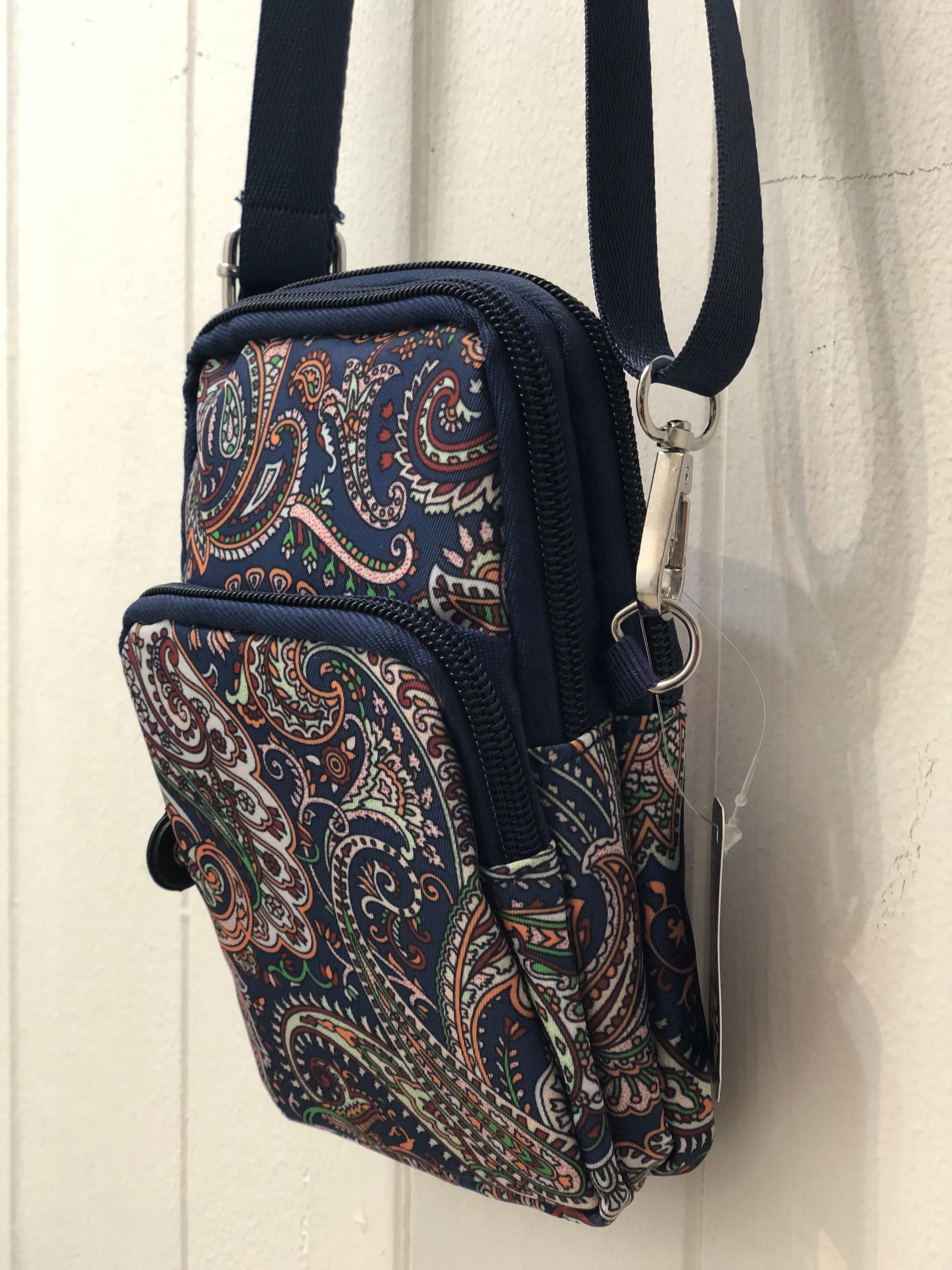 Mobile Phone Bag Paisley Print