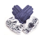 G1911 Faux Fur Cuff Gloves