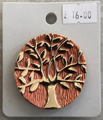 Tree of Life Magnetic Scarf Clip