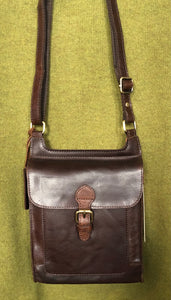 Vintage Small Leather Travel Shoulder Bag