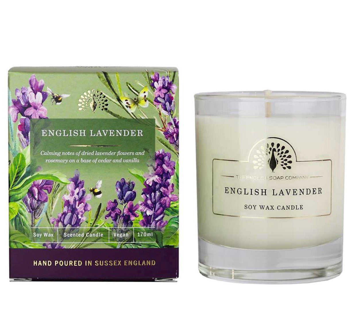 English Lavender Scented Candle