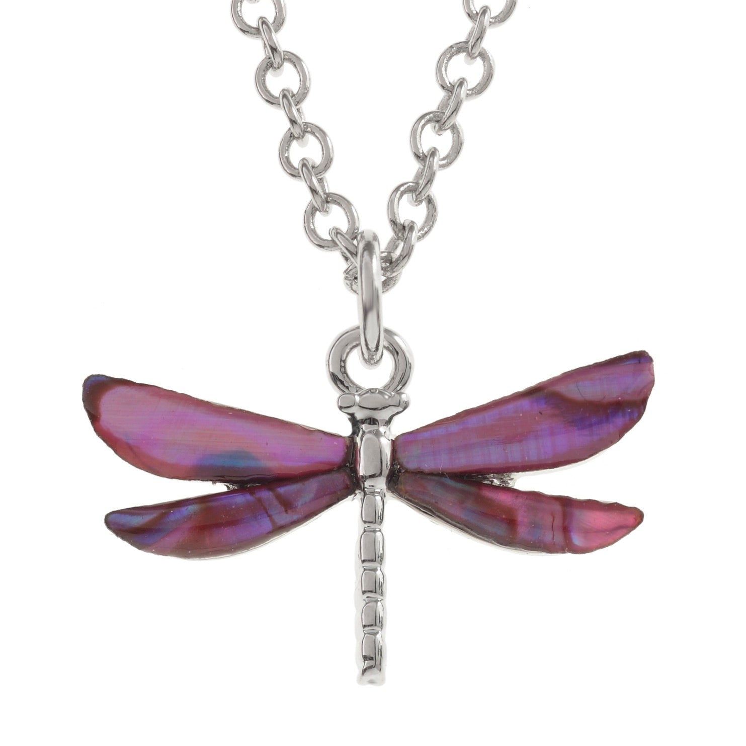 Paua Shell Dragonfly Necklace