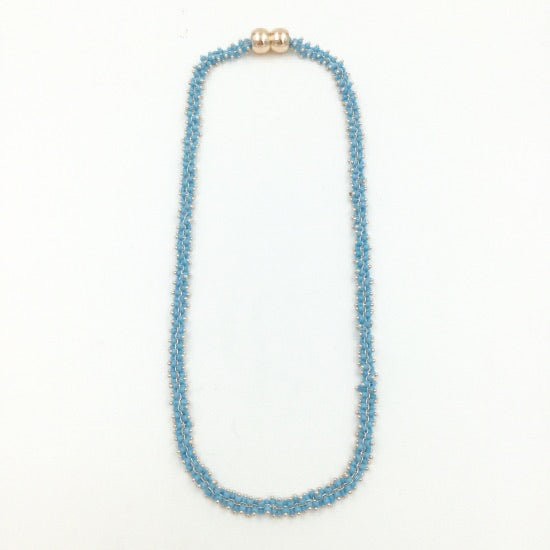 Turquoise bead Magnetic Necklace