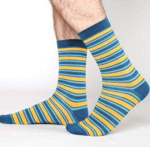 Unisex Organic Cotton Stripe Socks