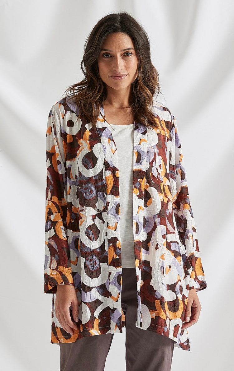 Rune Print Cassie Kimono