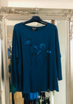 Soft Knit Jersey Tunic Teal