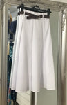 White Linen look Skirt Now £20