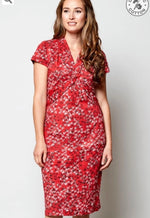 Sm2057 Knot Front Organic Dress