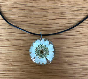 Double Side Daisy Pendant