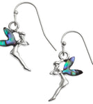 Paua Shell Fairy Earrings