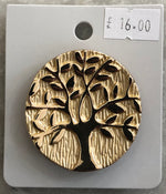 Tree of Life Magnetic Scarf Clip