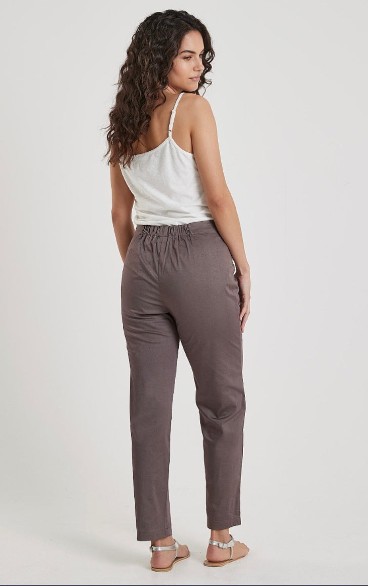 Stretch Light Poplin Esme Trouser