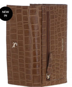 Leather Purse Croc Design