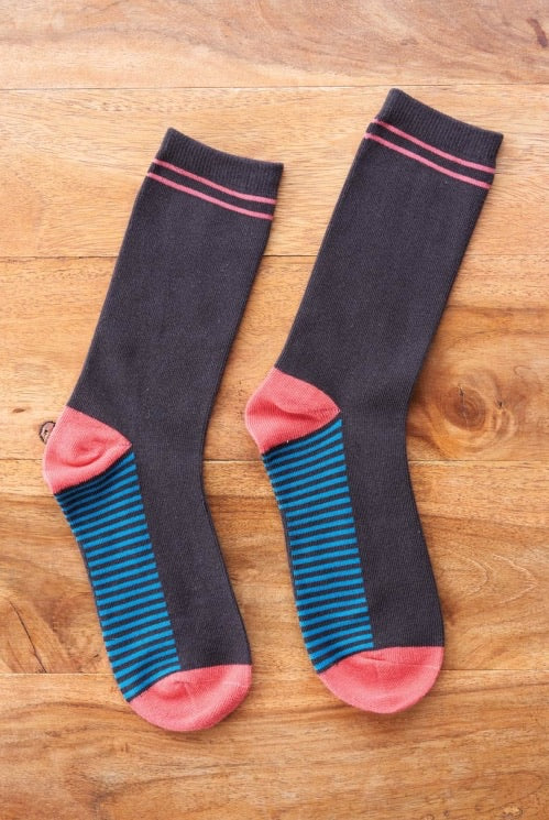Organic Cotton Classic Stripe Socks Unisex